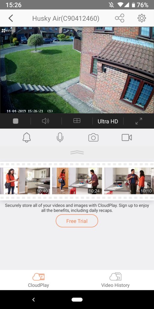 ezviz husky air outdoor camera